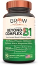 creşteţi vitamina Beyond B1 Complex - Allitiamine naturale Vitamina B1 Supliment cu esenţiale B-Vitamina, Tiamin, Niacin, Biotin, Magneziu & More - Susţine energie, Mood & Sistem nervos - 90 capsule
