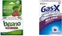Beano Ultra 800 Count și gaz-X Putere maximă 250mg Simethiconă 30 Conte de gaz