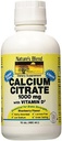 Blend Citrat de calciu naturale cu D3 Aroma de afine lichid 16 oz Fiecare (Pachet de 2)