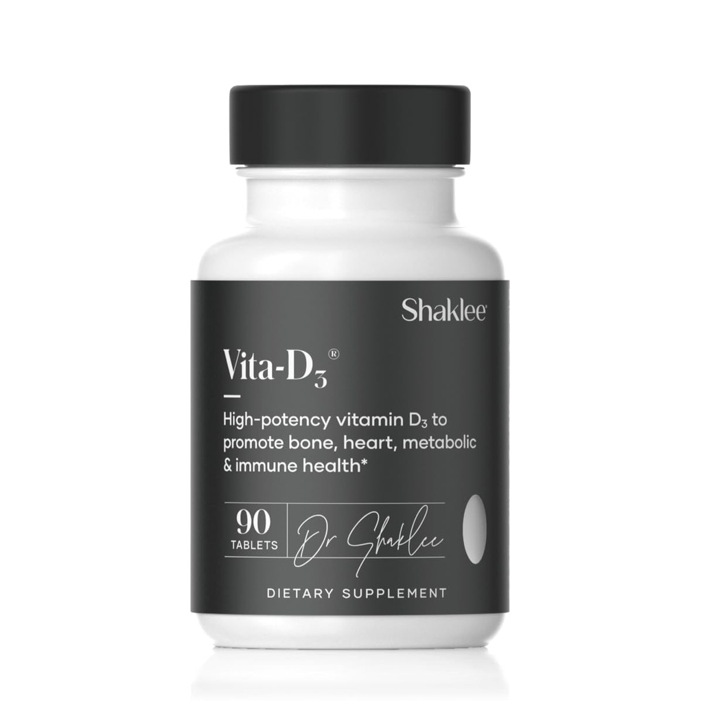 Shaklee - Vita-D3® 2000 UI - Vitamina D3 cu potenţă ridicată pentru oase, inimă şi sănătate imună 