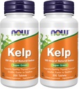 Acum Suplimente, Kelp 150 mcg de iod natural, mai ușor de înghițit comprimat, Super Green, 200 comprimate (Pachet de 2)