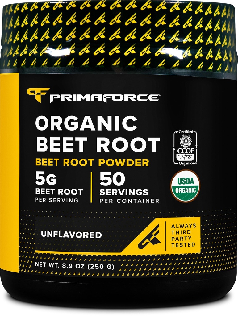 Primaforce Organic Beet Root Powder (250g) Nearomat - Sursa naturala de antioxidanti si nutrienti