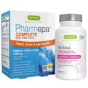 Advanced Prenatal Multivitamine & Pharmepa Complete EPA DHArtg Omega 3 1000 mg Suport pentru sarcină Bundle, de Igennus