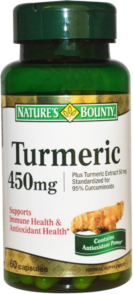 Capsulele Turmeric Bounty 60 capsule (pachet de 2)