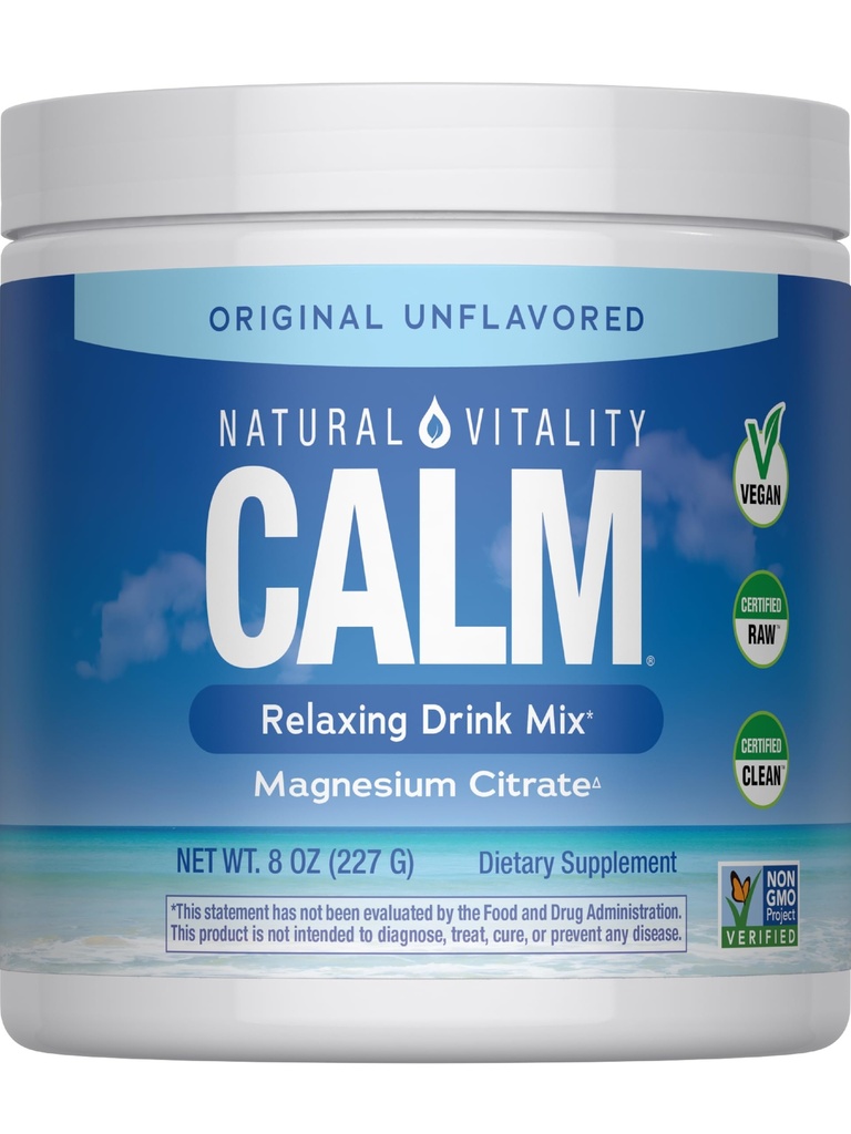 Natural VITALITY Original Calm Magneziu Drink Mix, 8 OZ