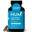 Counter HUM Cravings Suplimente crom cu L Theanine, extract de seaweed & Forskolin pentru a ajuta la susținerea apetit, Cravings, și Routine, Gluten Free, Cafeina Free Formula, 60 capsule Vegan