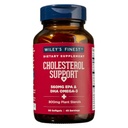 Wiley's Finest Wild Alaskan Fish Oil Cholesterol Supplement - Heart Health Supplement for Men and Women - 560mg Omega-3s - 90 Softgels (45 Servings)