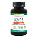 ELP ESENȚIAL Vitamina K2 cu D3 Supliment Bone and Heart Health,Capsule K2+D3 Vitamine 120 Capsule