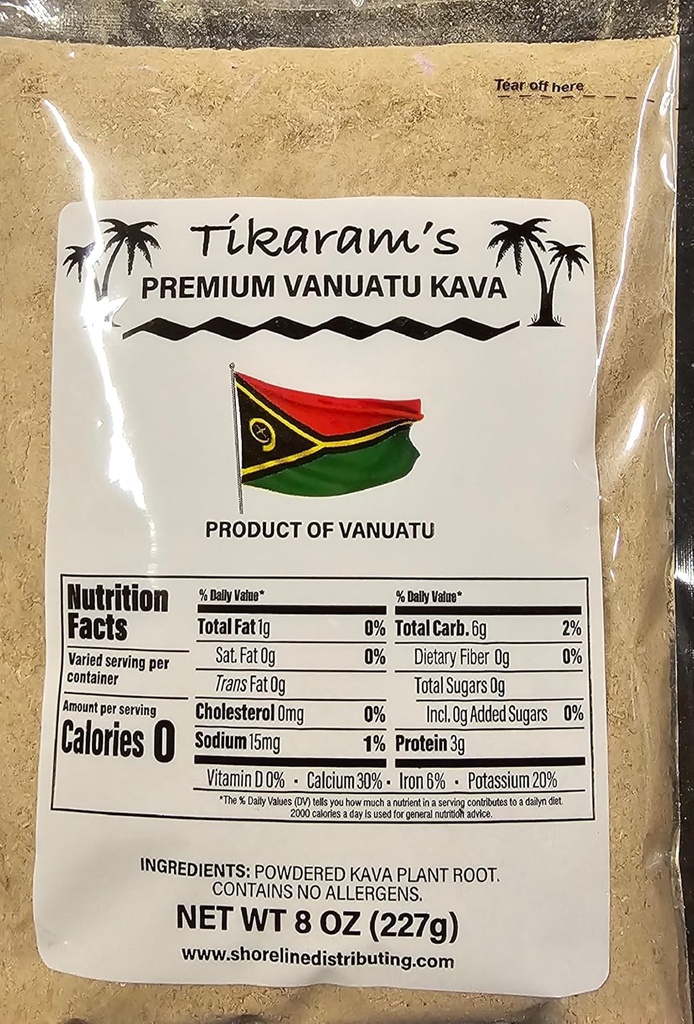 Kava Kava - Premium Vanuatu Kava 1/2 Lire (8oz) - Fiji Market En-gros