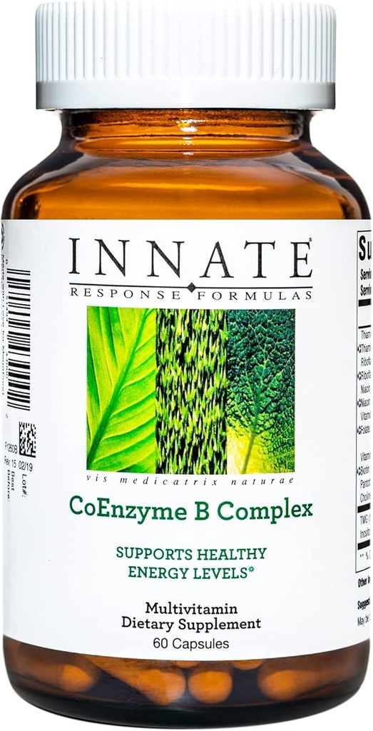 Formule de răspuns DCIATE, Complexul CoEnzyme B, Multivitamine pentru suportul energetic Cellular, 60 capsule (60 Servings)