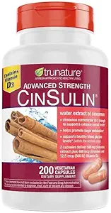 OProCyn Tru Natura C Insulină Concentraţie avansată Extract de scorţişoară 500 mg, 200 Capsule vegetariene