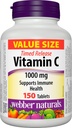 Webber Naturals Vitamin C Timed Release 1000mg, 150 tabs