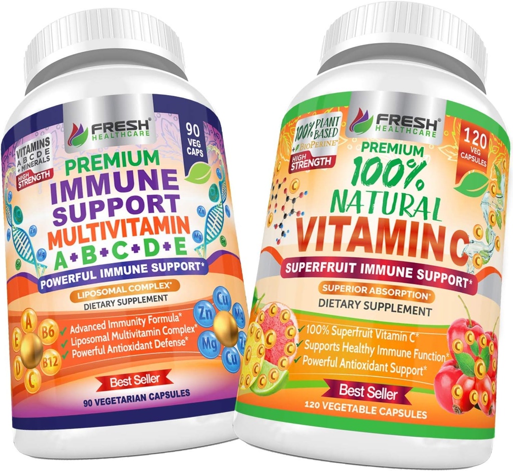 HEALKARE PROASPETE Imune Multivitamine și vitamina naturală C - Bundle