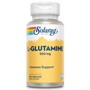 SOLARAY L Capsule de glutamina 500 mg - Supliment de sprijin imun - Acid amino liber - Lab verificat, 60-zi Money-Back Garanţie - 100 Serviri, 100 VegCaps