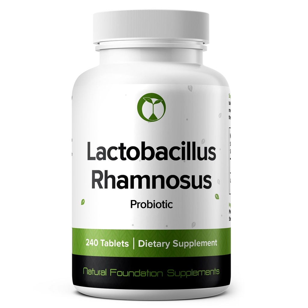 Lactobacillus Rhamnosus Supliment Probiotic 240 Tablete 3 Miliarde Probiotice CFU pentru bărbaţi şi femei susţine Intestinal Digestive & Gut Health (240, Lactobacillus Rhamnosus)
