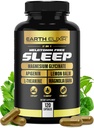 Elixir Elixir 4-in-1 Sleep Aid (120 Caps) w/Apigenin 50mg, Magneziu Glicinat 200mg, L Theanin 200mg & Valerian Root for Sleep Aid 300mg 