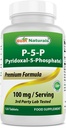 Cel mai bun naturals P5P vitamina B6 (Piridoxal 5 Fosfat) 100 mg/Serving - 120 comprimate - o formă activă de vitamina B6.