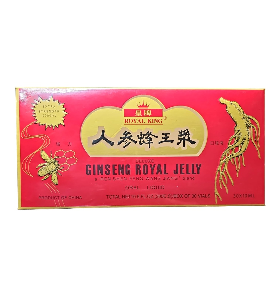 Royal King Deluxe Ginseng Royal Jelly oral lichid 60 flacoane