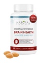 Soy Free Fosfatidilserină 100mg Softgel - PS Supliment Boosts Memorie, Focus, Rezolvarea problemelor, Cortisol Control. Lecitină naturală de floarea-soarelui, Patentat PS-Green Sharp. Non-GMO, 60 Softgels
