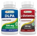Cele mai bune naturale DLPA 500 mg & L-glutamină 500 mg