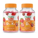 Vitamina vie D3 + Vitamina K2 Copii + Vitamina D Copii, Gume Bundle - mare Tasting, Suplimentul de vitamine, Gluten gratuit, OMG-uri gratuit, Guma de mestecat