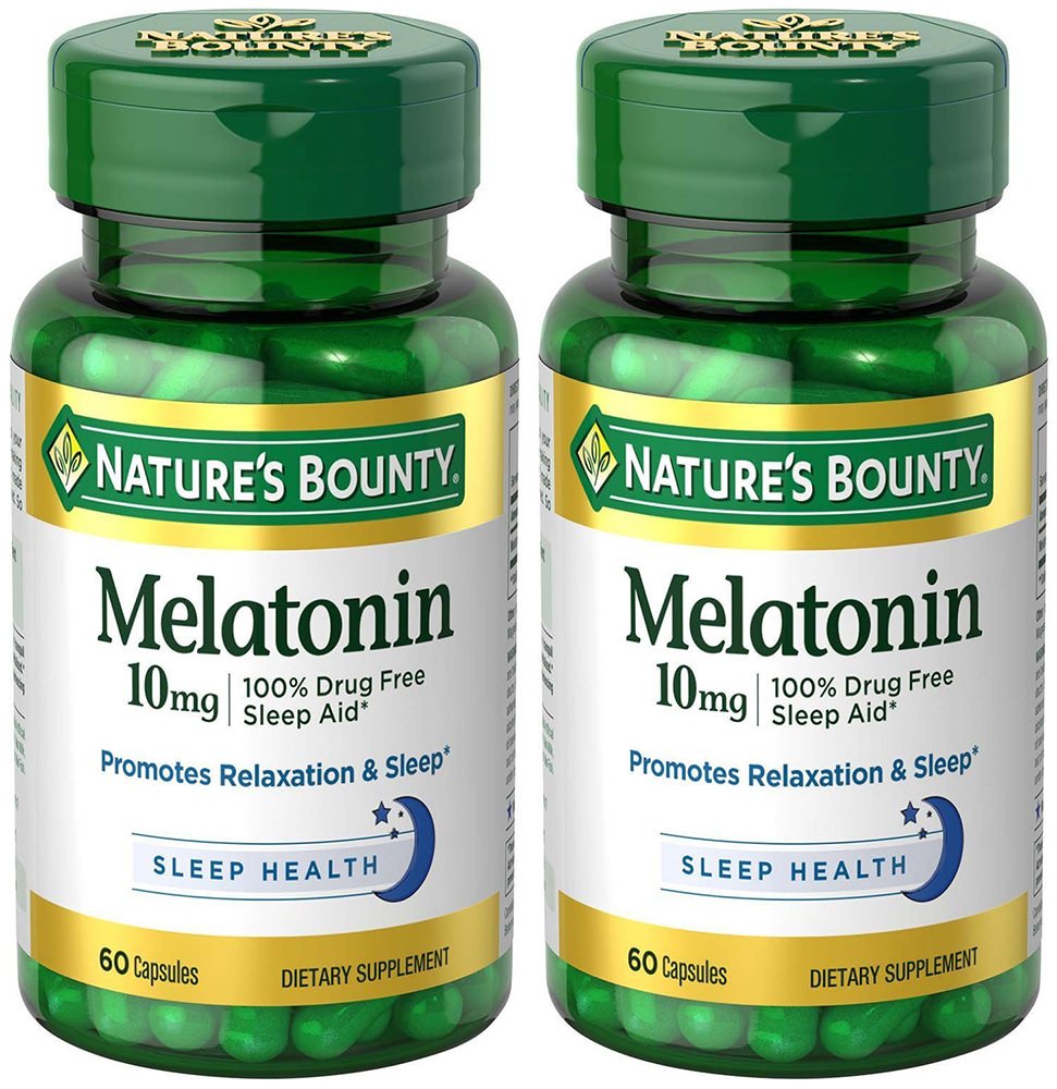 Melatonină 10 mg, 2 flacoane (conte)