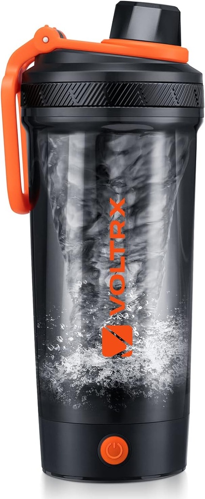 VOLTRX Electric Proteine Shaker Sticla - USB Reîncărcabil Mixer Cup pentru Shakes and Meal Supports, BPA-Free Tritan, 24oz