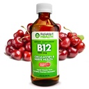 Fiabilă-1 Laboratoare Lichid Vitamina B12 Suplimentul zilnic 1000mcg pentru bărbați adulți și femei - Aroma de cireșe naturale