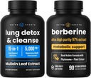 NutraChamps Complete Respiratory & Metabolic Support: Lung Cleanse & Berberine Duo