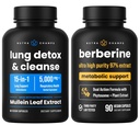NutraChamps Suport respirator complet şi metabolic: Lung Cleanse & Berberine Duo