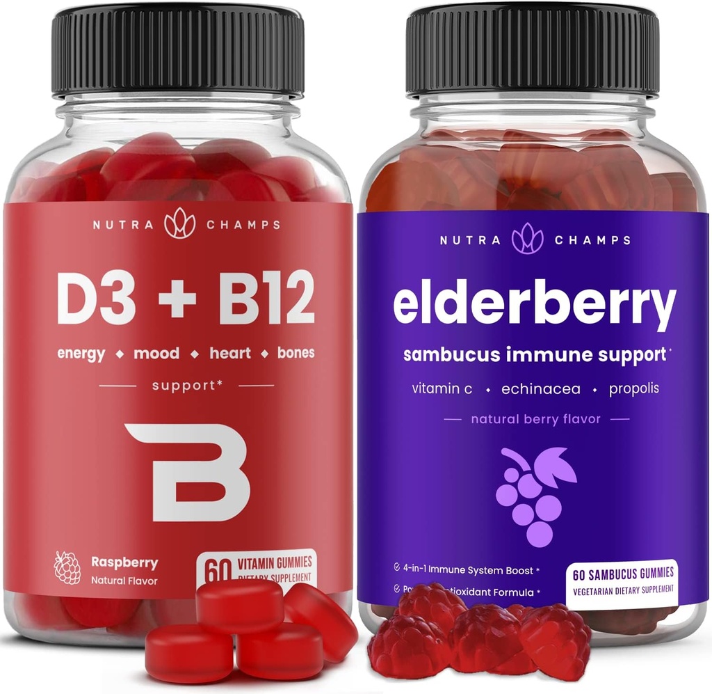 NutraChamps Vitamina B12 Gume și gume de soc
