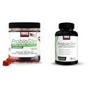 Force Factor ProbioSlim Apple Cidru Otet Gumies cu Probiotice LactoSpore, 120 Conte & ProbioSlim pierdere in greutate esentiala sanatate zilnica digestiva Probiotic, 120 capsule