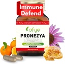 Suplimentul de suport al sistemului imunitar - Amestec natural de Propolis, Royal Jelly, Echinacea & Vitamina C - Îmbunătățește sănătatea pe bază de plante 90 capsule (Pachet de 1)