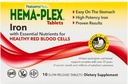 NaturasPlus Hema-Plex de fier - 10 comprimate lente-release - 85 mg de fier Chelated - Sănătatea totală a sângelui - cu vitamina C & Bioflavonoide - Vegan, Gluten gratuit - 10 serviri