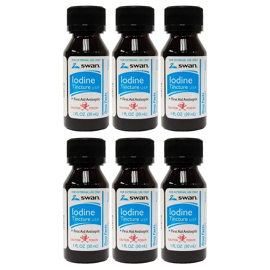 Swan Iod Tincture U.S.P. - 1 fl oz (6 ambalaj)