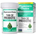 Medicului CHOICE Probiotice pentru managementul greutății și balonare - 6 tulpini probiotice - Prebiotice - ingredient cheie Cayenne - Sprijină Sănătatea gutei - Managementul greutății pentru femei și bărbați - Ceai verde - 60 CT