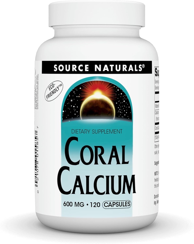 Sursa Naturale Calciu Coral - 600 mg - 120 capsule