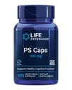 Extensie de viață Capace PS, fosfatidilserină, pentru performanța cognitivă, gluten-free, non-GMO, vegetarian, 100 capsule