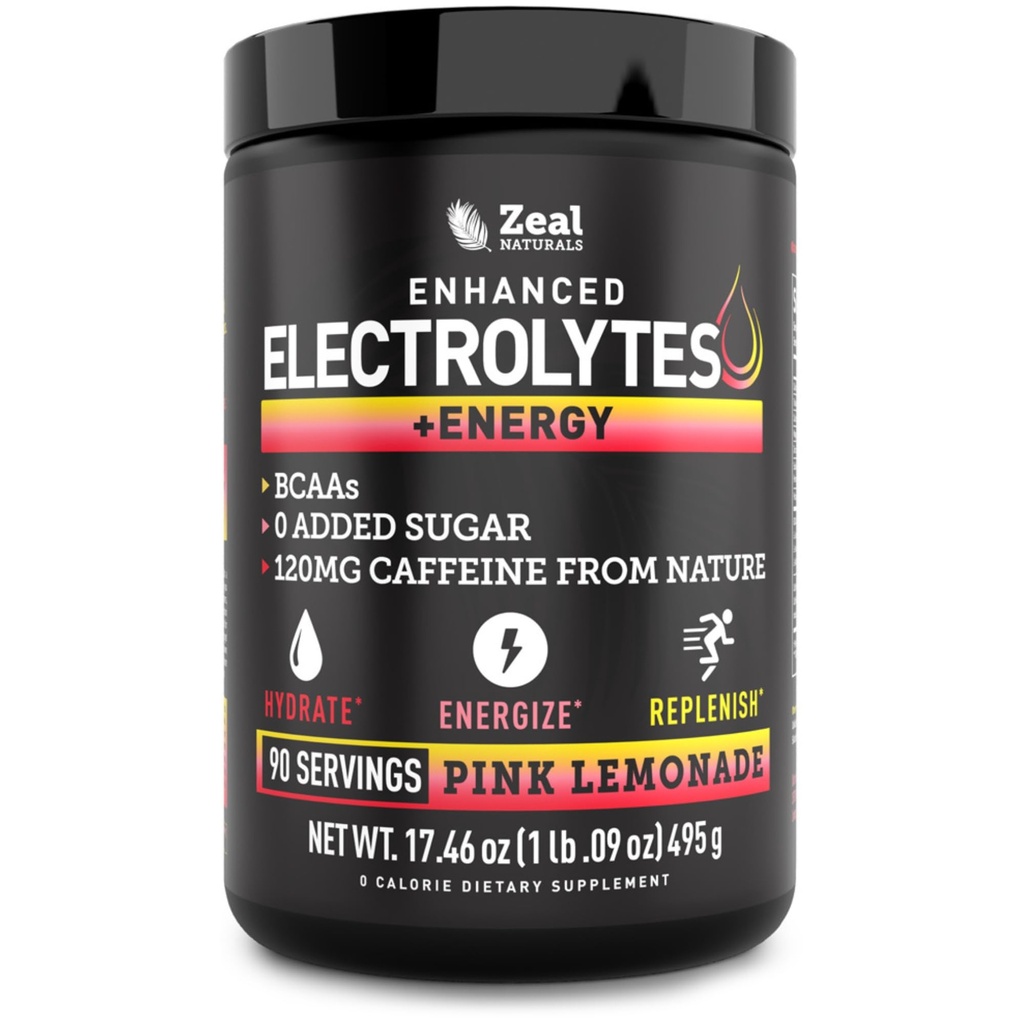 Electrolit Pre- Workout + Energetic Powder Drink Mix (90 Serviri 