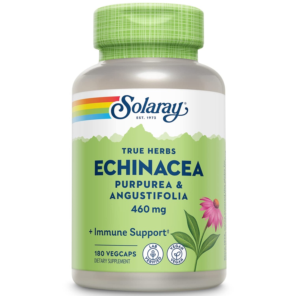 SOLARAY echinacea Purpurea & Angustifolia Root 660 mg 