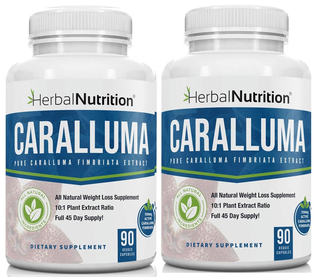 Nutriţie vegetală Caralluma Fimbriata 180 capsule Două ambalaje flacon Concentraţia maximă 10:1 Raport extract 1200 mg Dieta naturală, Energie, Rezistenţă şi Suplimentul de management al greutăţii