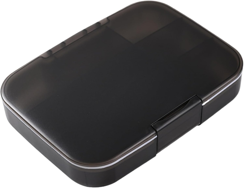 Mare organizator Pilula 9 Compartiments Pilula cutie de pastile rezistent la umezeala cu Partiție portabilă cutie de tablete pentru ulei de pește, suplimenturi de vitamine instrument
