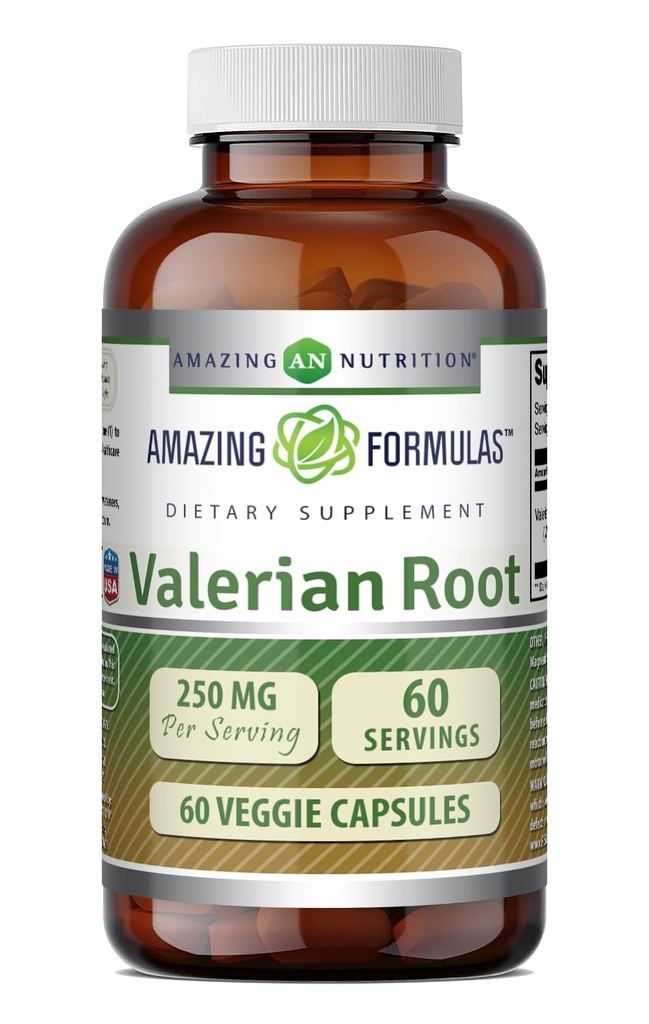 Amazing Formulas Valerian Root 4:1 Supliment de extract 