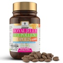 BEE și tu Royal Jelly + Propolis + Bee Polen Tablete masticabile - Potență ridicată - Fără arome artificiale / conservanți - Fără adaos de zahăr - Nu Soy/Milk/Glatin/GMO/Gluten, 500 mg x 60 comprimate