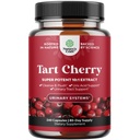 Capsule extra-rezistenta tarta de cirese - Tarta capsule extract de cirese 7500 mg pentru Uric Acid Cleanse pentru guta si rinichi de sprijin - Supliment extract de fructe pentru tract urinar de sănătate & suport comun - 240 Ct