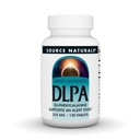Sursa Naturals DLPA DL-Fenilalanină, sprijină un stat de alertă * - 375 mg -120 comprimate