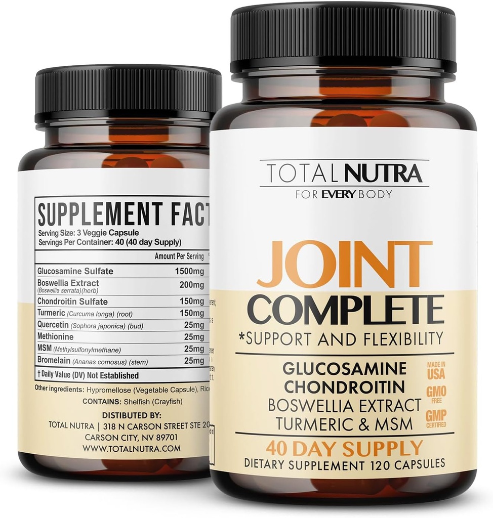 Glucosamină Chondroitin MSM Turmeric 2100 mg 