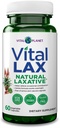 Vital Planet - Vital Laxative naturale Laxative Supliment pentru constipație ocazională, cu hidroxide de magneziu, Elm alunecos, Aloe, și Triphala pentru a sprijini regulatitatea Bowel 60 capsule