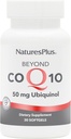NaturasPlus Beyond CoQ10 50 mg - 30 Softgels - Oferă Ubichinol de înaltă putere - Suportă în general bine-Fiind - 30 Serviri